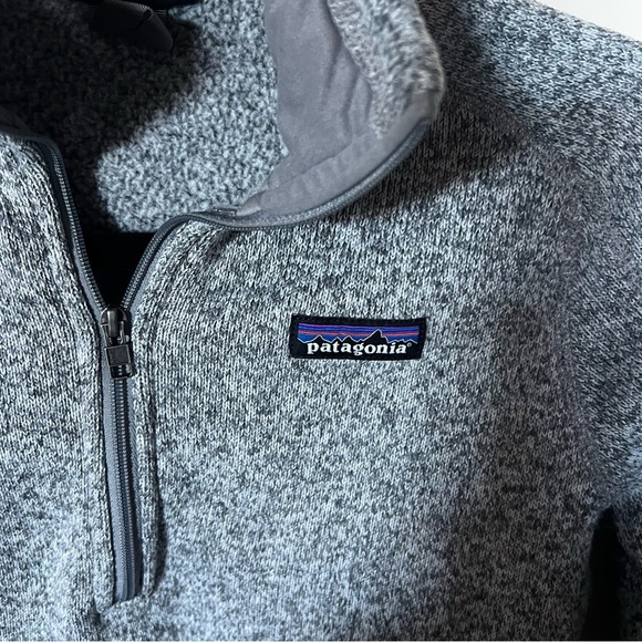 Patagonia women’s better sweater 1/4 zip gray S - Picture 3 of 6